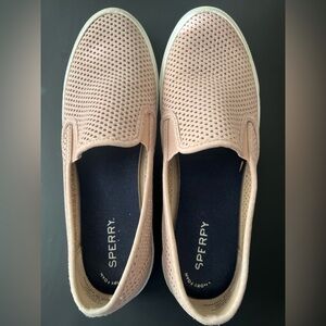 Sperry | Women's Blush Perforated Slip-On Sneakers